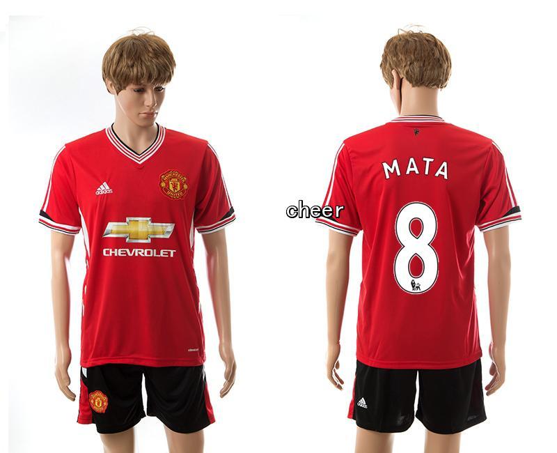 2015 Manchester United HOME 8# Soccer Jerseys