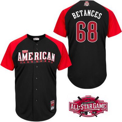 Men's American League New York Yankees #68 Dellin Betances 2015 MLB All-Star Black Jersey