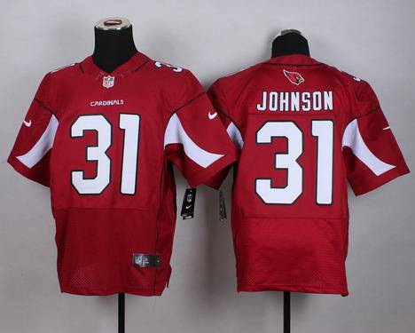 Men's Arizona Cardinals #31 David Johnson Nike Red Elite Jersey