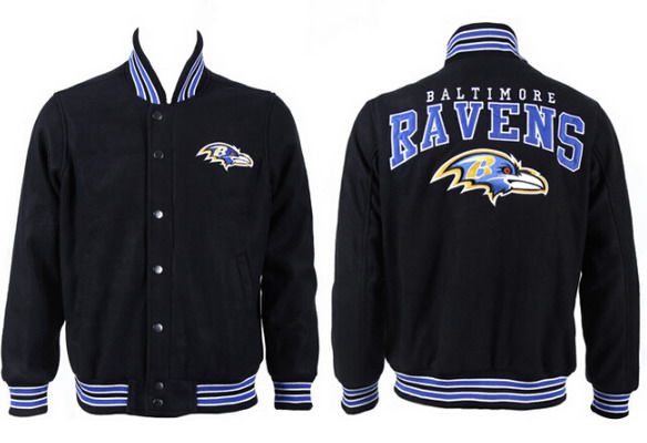 Men's Baltimore Ravens Black Jacket FY