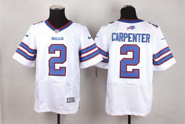Men's Buffalo Bills #2 Dan Carpenter 2013 Nike White Elite Jersey