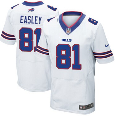 Men's Buffalo Bills #81 Marcus Easley 2013 Nike White Elite Jersey