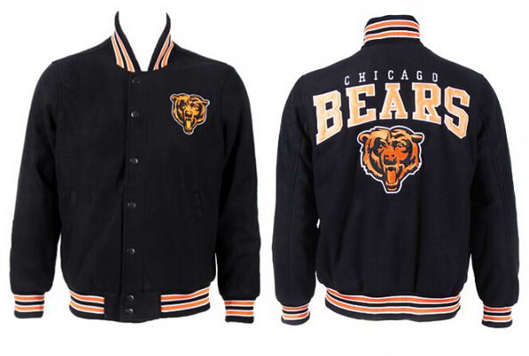 Men's Chicago Bears Black Jacket FY