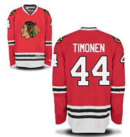 Men's Chicago Blackhawks #44 Kimmo Timonen Red Jersey