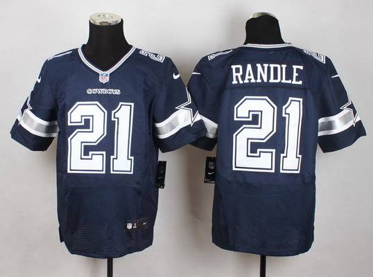 Men's Dallas Cowboys #21 Joseph Randle Nike Blue Elite Jersey