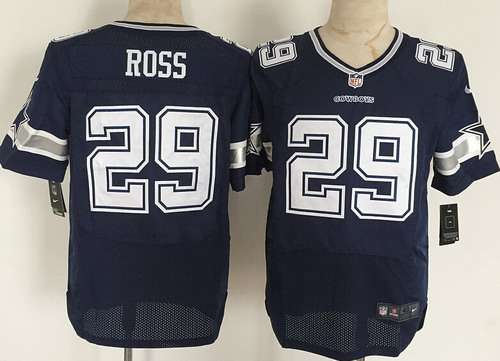 Men's Dallas Cowboys #29 Joel Ross Nike Blue Elite Jersey