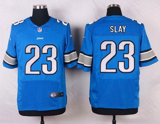 Men's Detroit Lions #23 Darius Slay Light Blue Team Color NFL Nike Elite Jersey