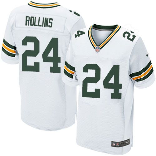 Men's Green Bay Packers #24 Quinten Rollins White Elite Jersey