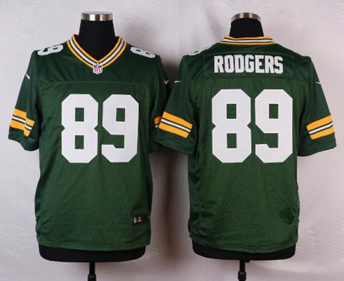 Men's Green Bay Packers #89 Richard Rodgers Green Team Color NFL Nike Elite Jersey