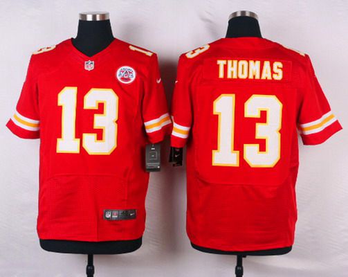 Men's Kansas City Chiefs #13 De'Anthony Thomas Red Team Color NFL Nike Elite Jersey