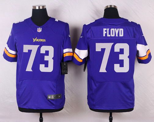 Men's Minnesota Vikings #73 Sharrif Floyd Purple Team Color NFL Nike Elite Jersey
