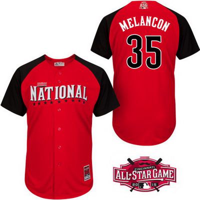 Men's National League Pittsburgh Pirates #35 Mark Melancon 2015 MLB All-Star Red Jersey