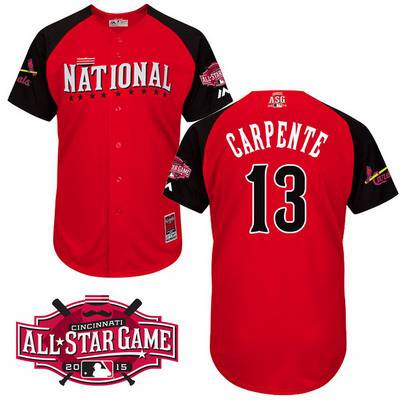 Men's National League St. Louis Cardinals #13 Matt Carpenter 2015 MLB All-Star Red Jersey