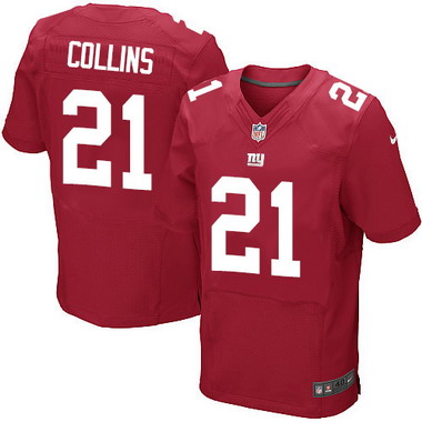 Men's New York Giants #21 Landon Collins Red Alternate NFL Nike Elite Jersey