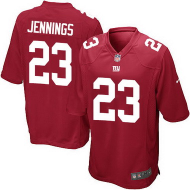 Men's New York Giants #23 Rashad Jennings Red Alternate NFL Nike Elite Jersey