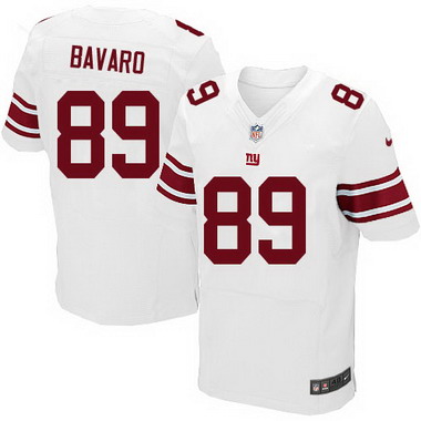 Men's New York Giants #89 Mark Bavaro White Road NFL Nike Elite Jersey
