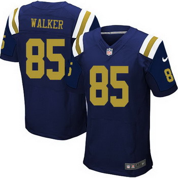 Men's New York Jets #85 Wesley Walker Navy Blue Alternate NFL Nike Elite Jersey