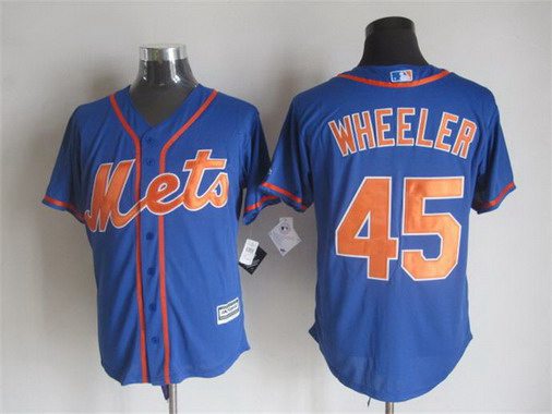 Men's New York Mets #33 Matt Harvey Alternate Blue With Orange 2015 MLB Cool Base Jersey