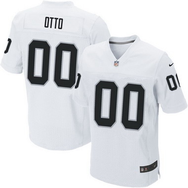 Men's Oakland Raiders #00 Jim Otto White Retired Player NFL Nike Elite Jersey