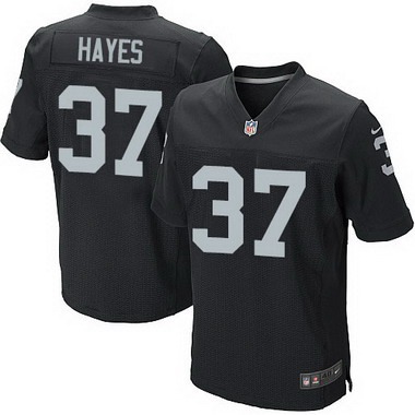 Men's Oakland Raiders #37 Lester Hayes Black Retired Player NFL Nike Elite Jersey