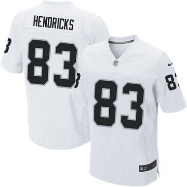 Men's Oakland Raiders #83 Ted Hendricks White Retired Player NFL Nike Elite Jersey
