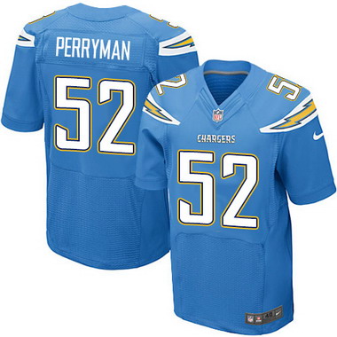 Men's San Diego Chargers #52 Denzel Perryman Light Blue Alternate NFL Nike Elite Jersey