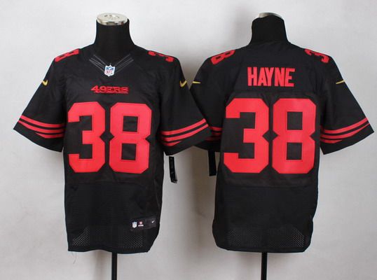 Men's San Francisco 49ers #38 Jarryd Hayne 2015 Nike Black Elite Jersey