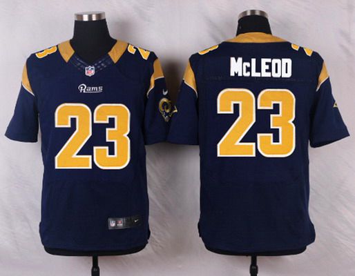 Men's St. Louis Rams #23 Rodney McLeod Navy Blue Team Color NFL Nike Elite Jersey