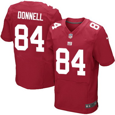 Men's York Giants #84 Larry Donnell Red Alternate NFL Nike Elite Jersey