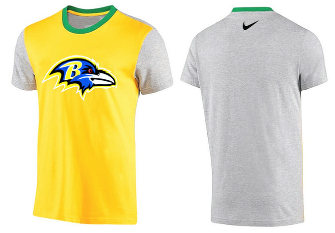 Mens 2015 Nike Nfl Baltimore Ravens T-shirts 2