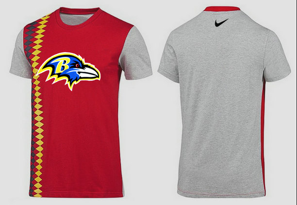 Mens 2015 Nike Nfl Baltimore Ravens T-shirts 7