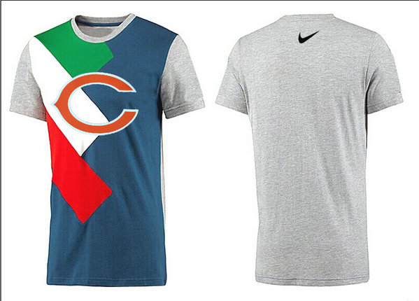 Mens 2015 Nike Nfl Chicago Bears T-shirts 11