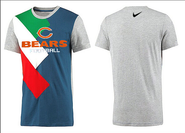 Mens 2015 Nike Nfl Chicago Bears T-shirts 42