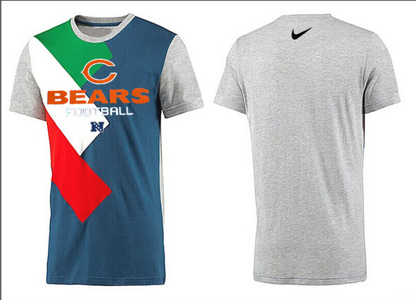 Mens 2015 Nike Nfl Chicago Bears T-shirts 56