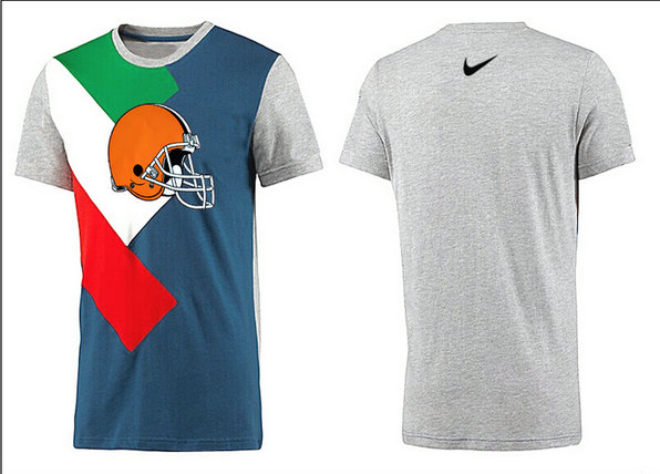 Mens 2015 Nike Nfl Cleveland Browns T-shirts 11