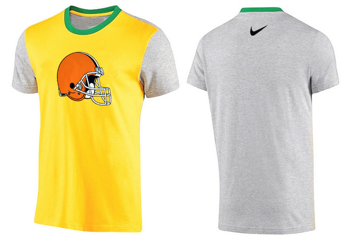 Mens 2015 Nike Nfl Cleveland Browns T-shirts 2