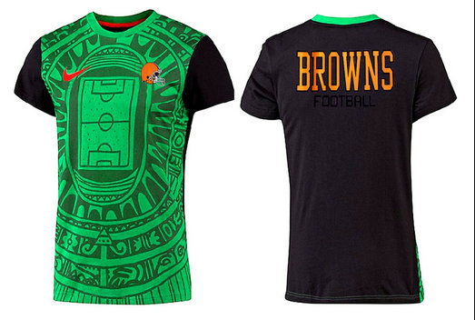 Mens 2015 Nike Nfl Cleveland Browns T-shirts 37