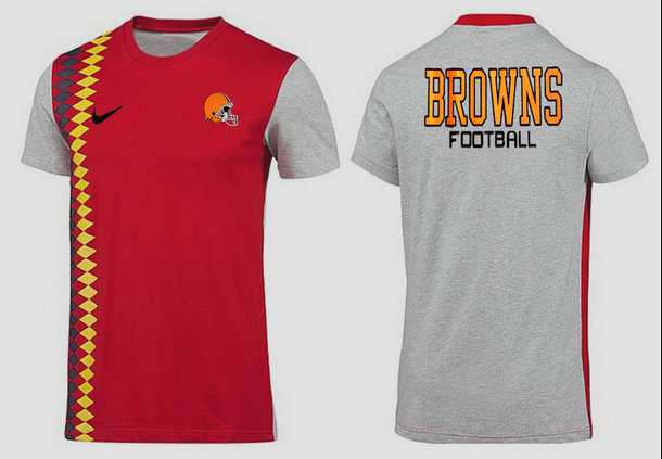 Mens 2015 Nike Nfl Cleveland Browns T-shirts 38