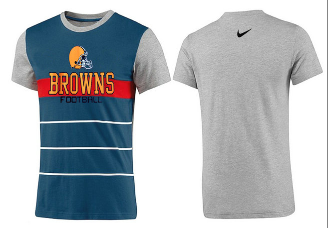 Mens 2015 Nike Nfl Cleveland Browns T-shirts 53