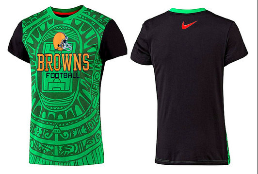 Mens 2015 Nike Nfl Cleveland Browns T-shirts 54