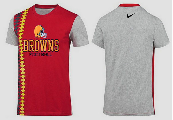 Mens 2015 Nike Nfl Cleveland Browns T-shirts 55