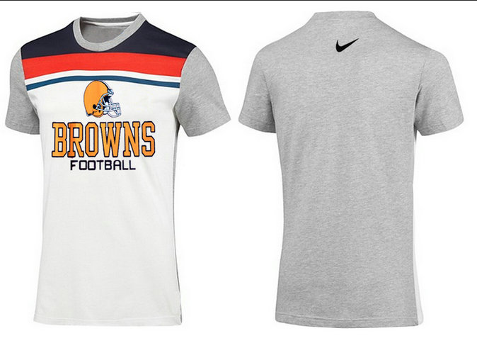 Mens 2015 Nike Nfl Cleveland Browns T-shirts 57
