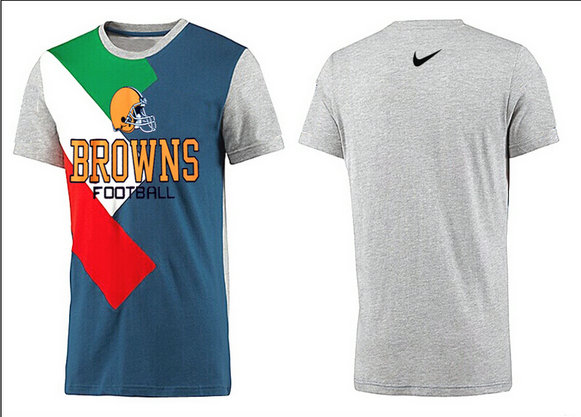 Mens 2015 Nike Nfl Cleveland Browns T-shirts 59