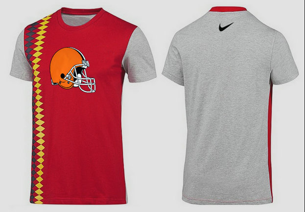 Mens 2015 Nike Nfl Cleveland Browns T-shirts 7