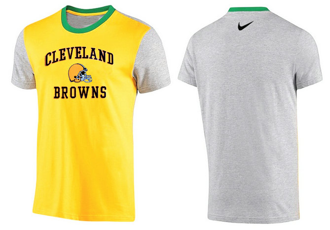 Mens 2015 Nike Nfl Cleveland Browns T-shirts 79