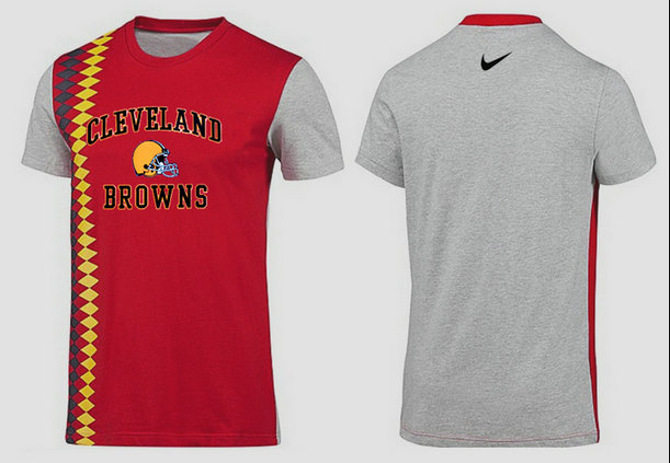 Mens 2015 Nike Nfl Cleveland Browns T-shirts 83