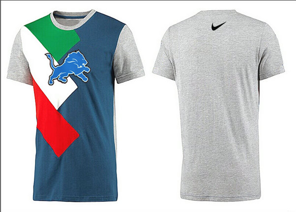 Mens 2015 Nike Nfl Detroit Lions T-shirts 11
