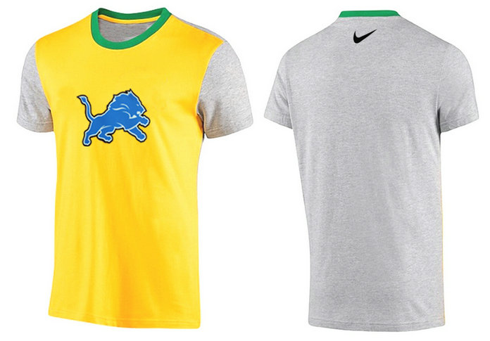 Mens 2015 Nike Nfl Detroit Lions T-shirts 2