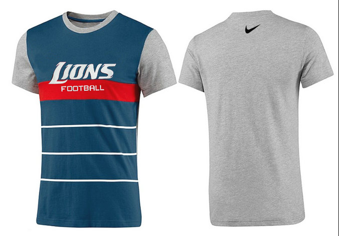 Mens 2015 Nike Nfl Detroit Lions T-shirts 35