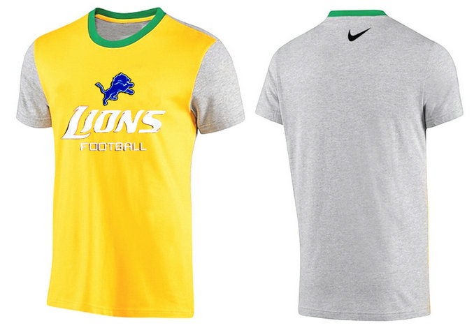 Mens 2015 Nike Nfl Detroit Lions T-shirts 47